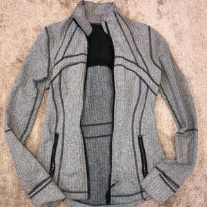 Lululemon Define Jacket size 6- jacquard Gray